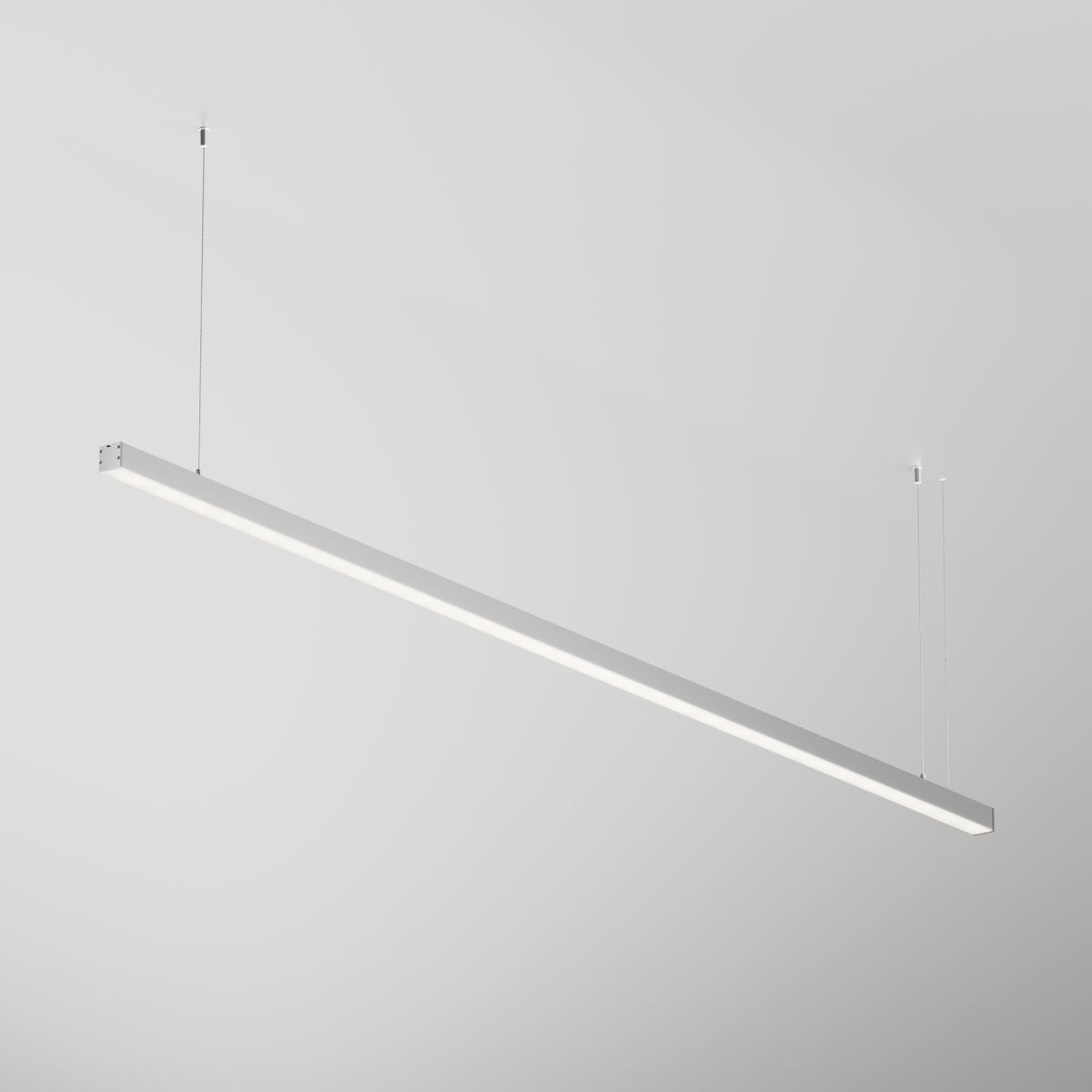 Линейный подвесной светильник Maytoni Technical 4000K 35x35 (Серебро, 2 м) LL312008 в #REGION_NAME_DECLINE_PP#