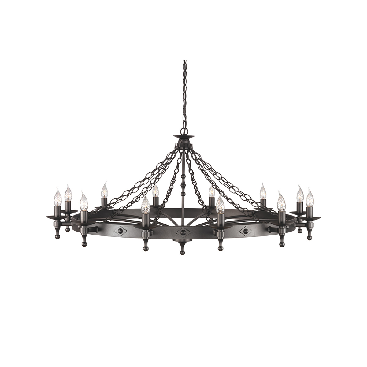 Подвесная люстра Elstead Lighting Warwick WR12-GRAPHITE в Санкт-Петербурге