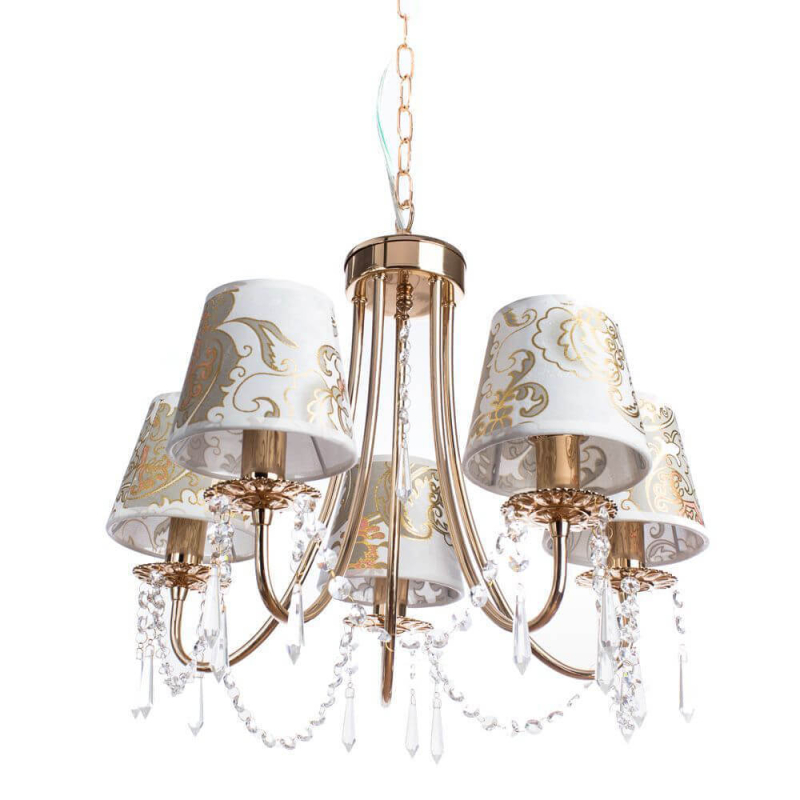 Подвесная люстра Arte Lamp Armonico A5008LM-5GO в #REGION_NAME_DECLINE_PP#