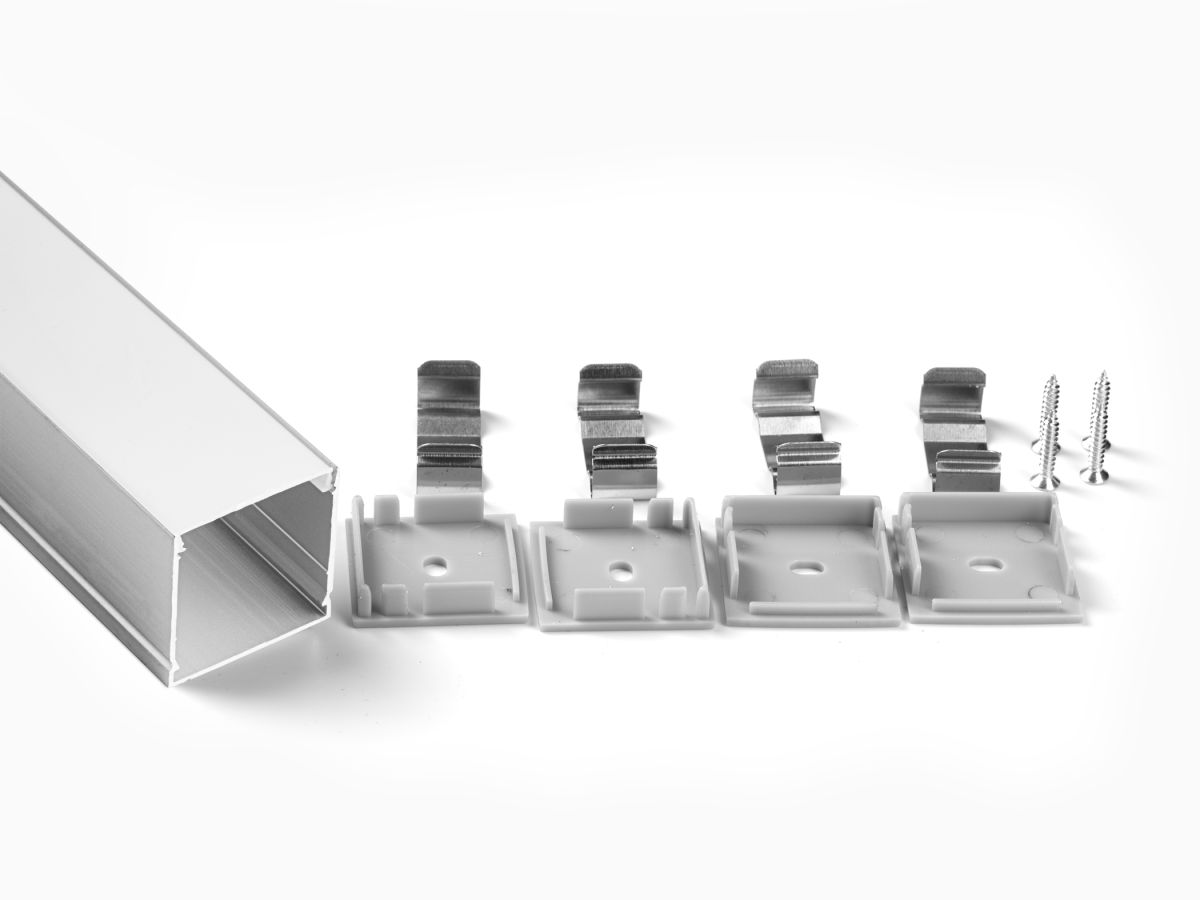 Профиль накладной LEDS POWER СПН3030 алюм. анод-й с матовым рассеивателем 2м 008493 в Санкт-Петербурге