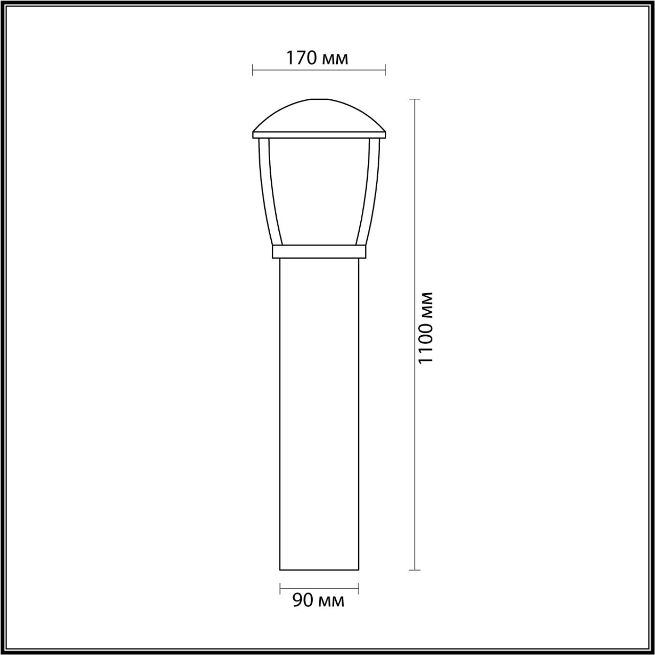 Уличный светильник Odeon Light Tako 4051/1F в Санкт-Петербурге