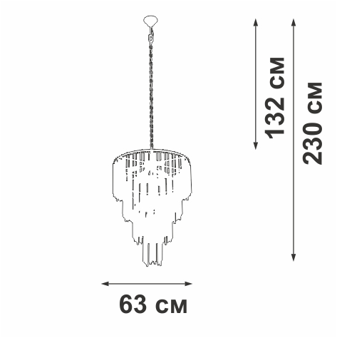 Подвесная люстра Vitaluce V5892-9/10 в Санкт-Петербурге