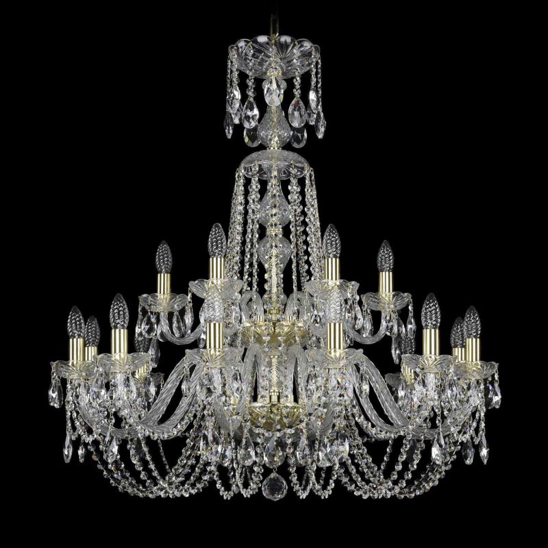 Подвесная люстра Bohemia Ivele 1402/12+6/300/XL-91/2d/G в Санкт-Петербурге