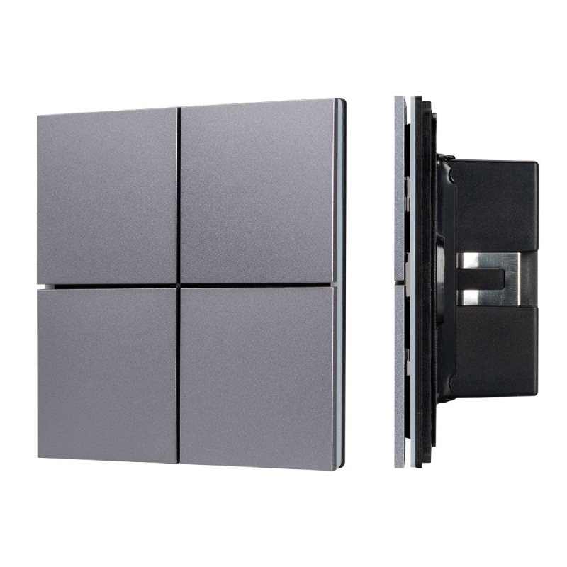 Кнопочная панель Arlight KNX-304-23-IN Grey BUS, Frameless 038366 в Санкт-Петербурге