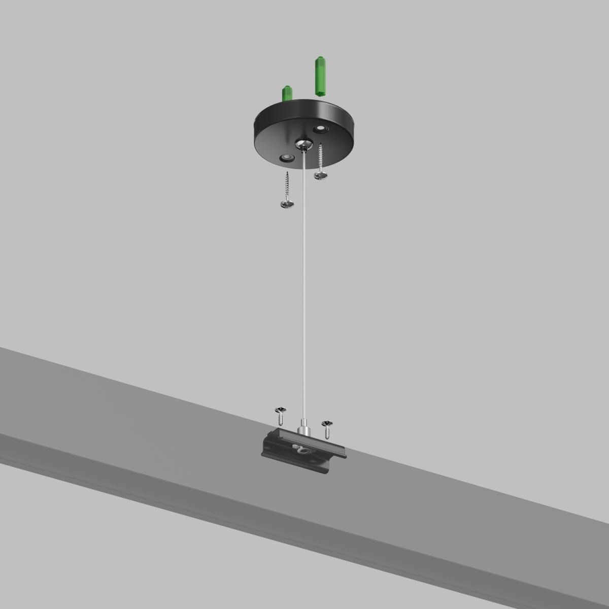 Подвесное крепление для шинопровода Denkirs TR2106-BK в #REGION_NAME_DECLINE_PP#