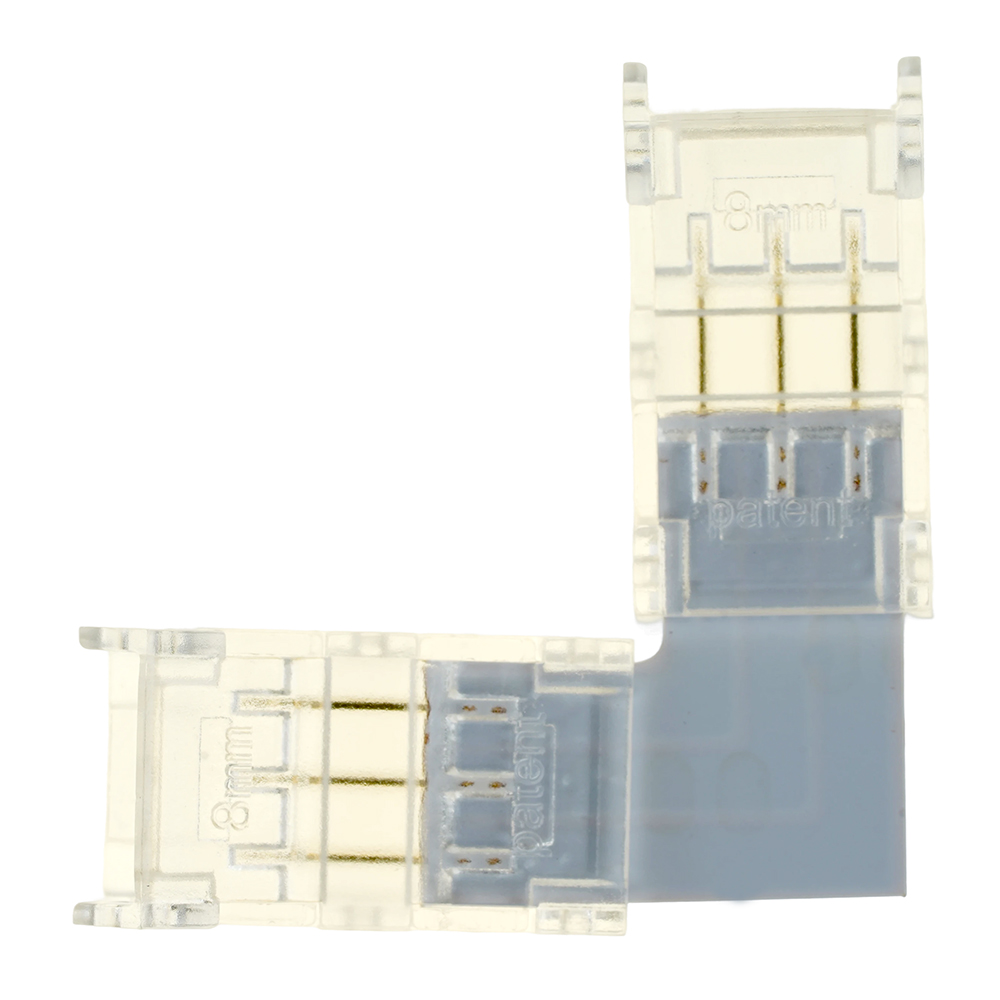 Соединитель угловой 10мм для CCT SMD ленты шириной 8 мм Feron LD172 52003 в #REGION_NAME_DECLINE_PP#