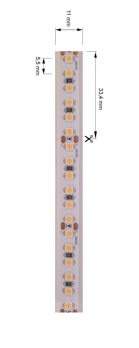 Светодиодная лента Deko-Light 24В 3528 55Вт 2700K 5м IP67 840186 в Санкт-Петербурге