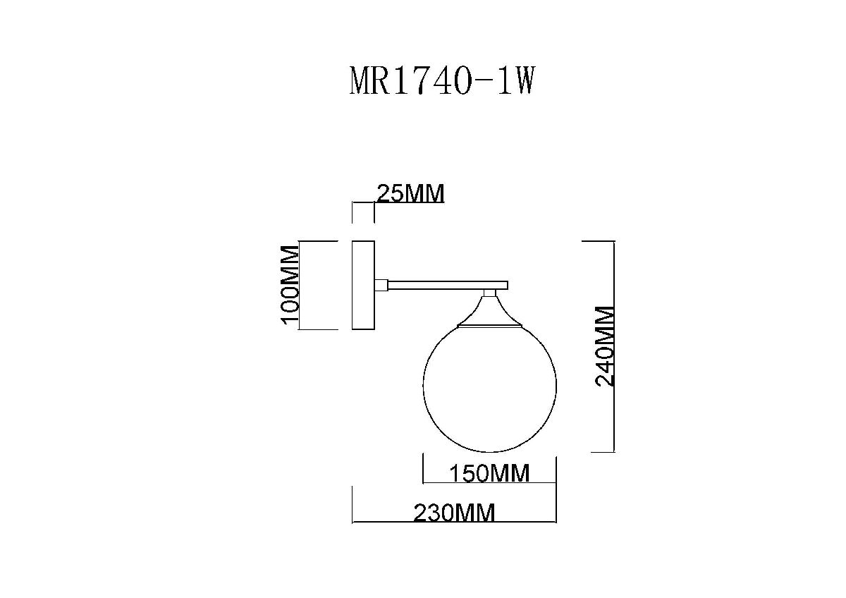 Бра MyFar Fisher MR1740-1W в Санкт-Петербурге