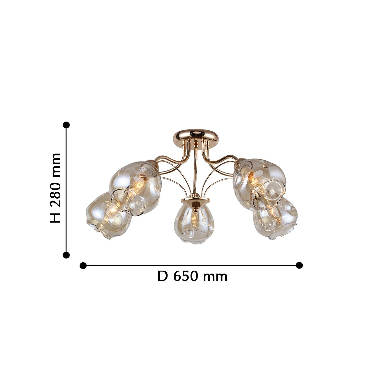 Потолочная люстра F-Promo Galanta 2338-5U в #REGION_NAME_DECLINE_PP#
