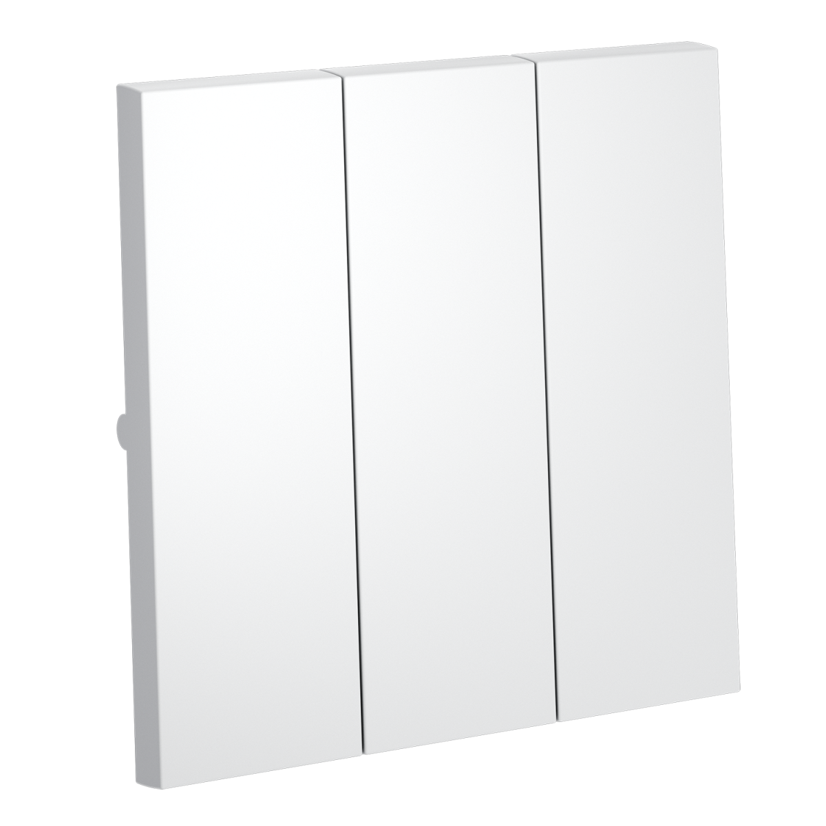 Клавиши для выключателя/переключателя трехклавишного Voltum S70 (белый матовый) VLS000502 в Санкт-Петербурге