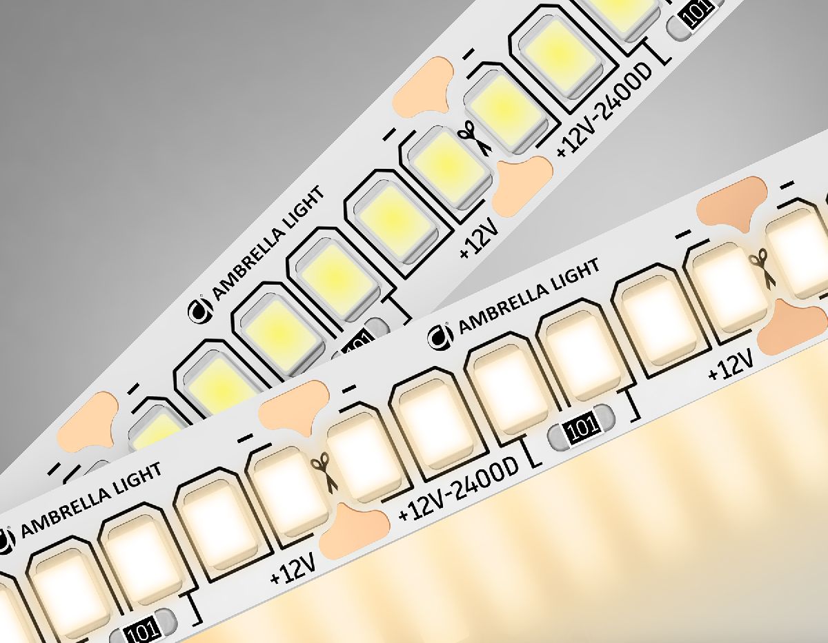 Светодиодная лента Ambrella Light LED Strip 12В 2835 17Вт/м 3000K 5м IP20 GS1401 в Санкт-Петербурге