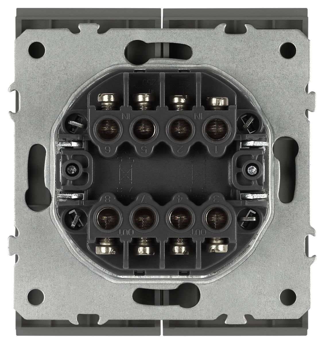 Переключатель Эра Arktik 16-1110-06 перекрёстный двойной 10АХ-250В графит Б0070409 в Санкт-Петербурге