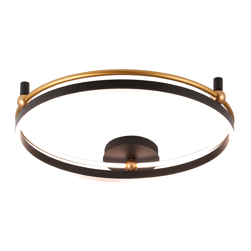 Потолочный светильник Crystal Lux FERNANDO PL72W LED BLACK/GOLD в #REGION_NAME_DECLINE_PP#