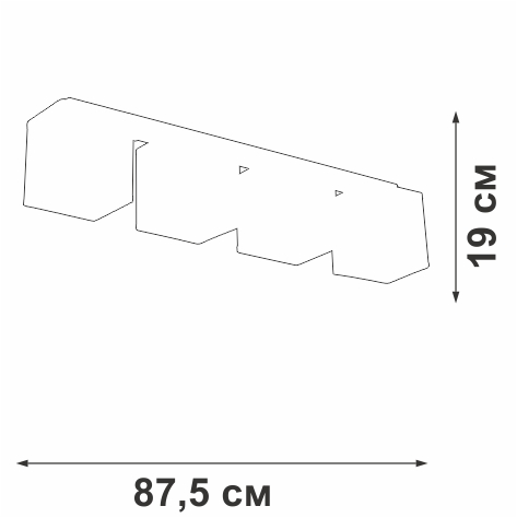 Потолочный светильник Vitaluce V2879-1/4PL в Санкт-Петербурге