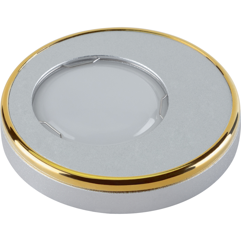 Встраиваемый светильник Fametto DLS-V104 GU5.3 SAND SILVER+GOLD 10735 в Санкт-Петербурге