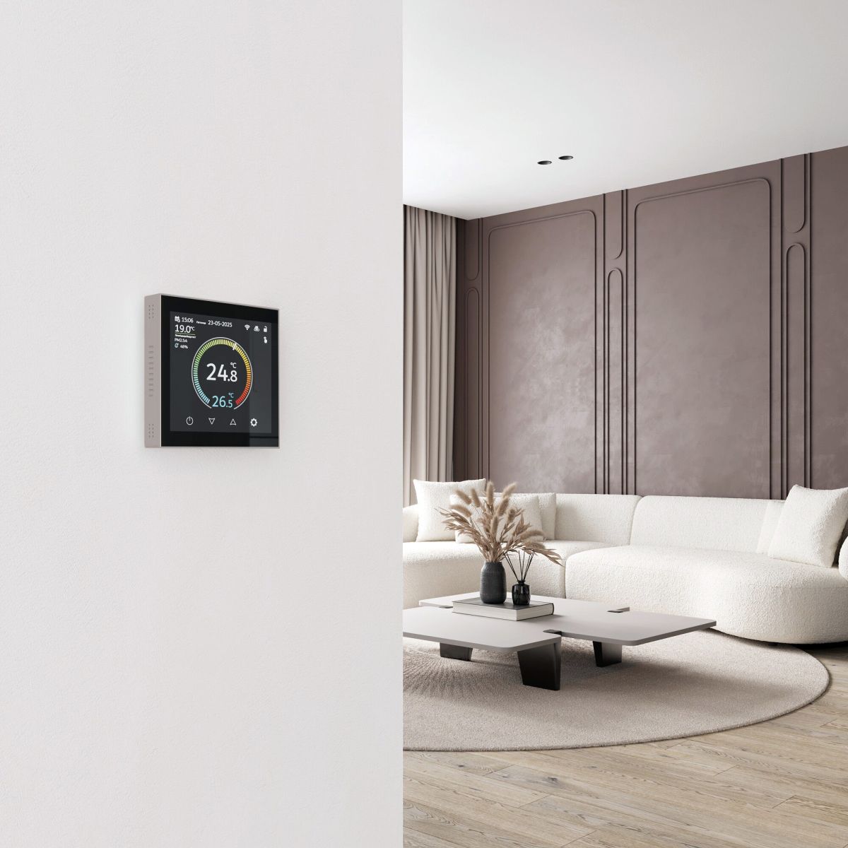 Умный сенсорный терморегулятор с LCD дисплеем Werkel 4690389218347 a071605 в #REGION_NAME_DECLINE_PP#