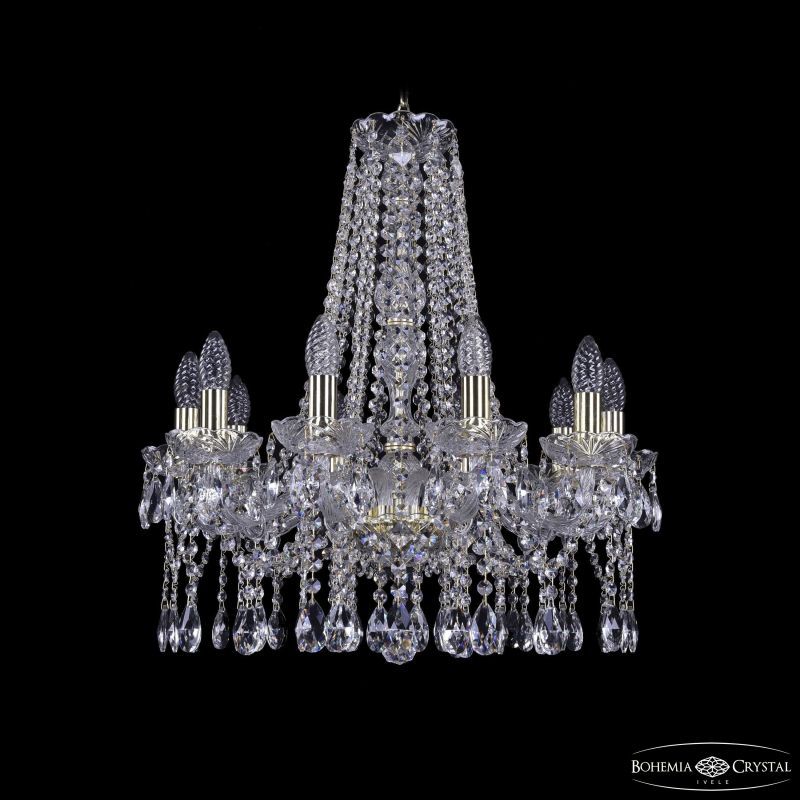 Подвесная люстра Bohemia Ivele Crystal 1413/10/200/h-60 G в Санкт-Петербурге