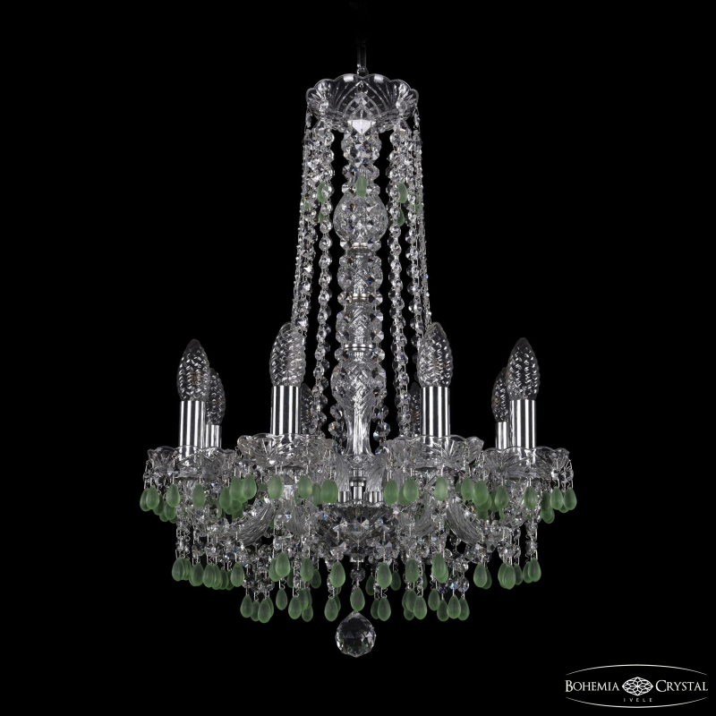 Подвесная люстра Bohemia Ivele Crystal 1410/8/141/h-60 Ni V5001 в Санкт-Петербурге