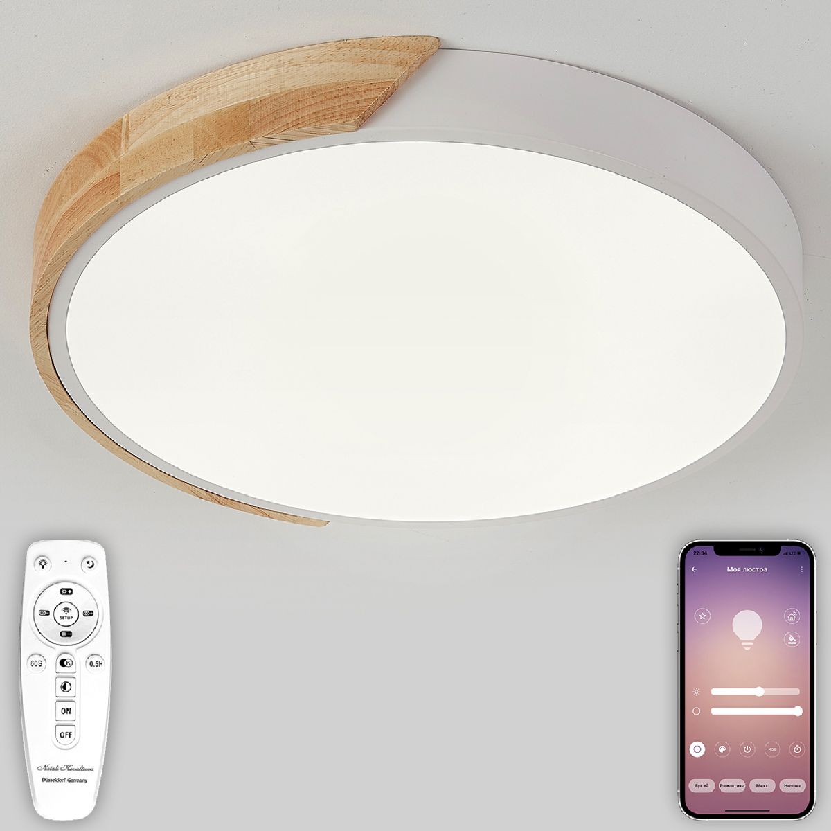 Потолочный светильник Natali Kovaltseva Scandinavian LED LAMPS 81181 в Санкт-Петербурге