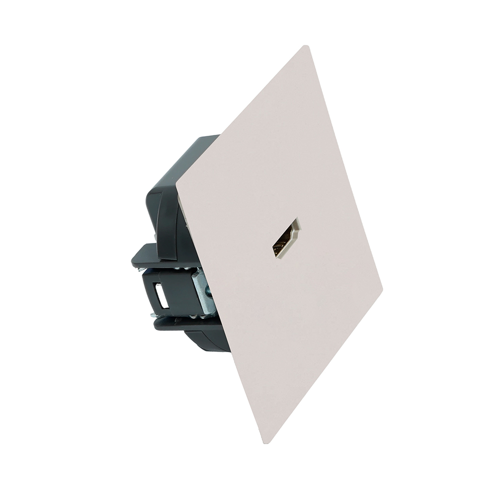 Розетка HDMI 2.0 Type A Stekker Мия RST00-3118-08 пудровый жемчуг 50829 в Санкт-Петербурге