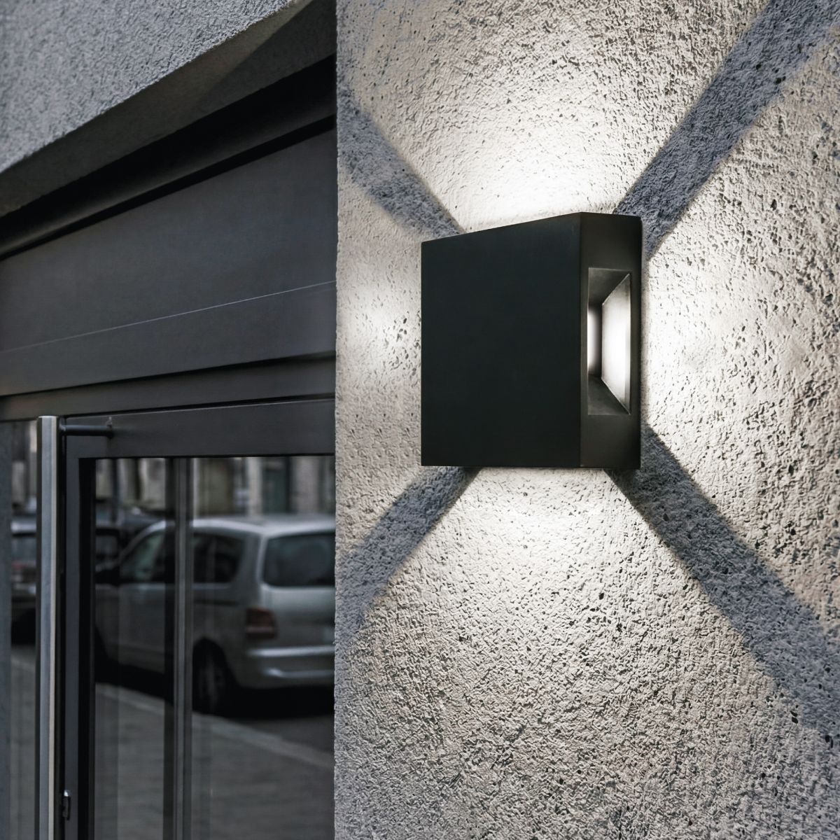 Уличный настенный светильник Uniel ULU-P33D-4W/4000K IP65 BLACK UL-00013621 в Санкт-Петербурге