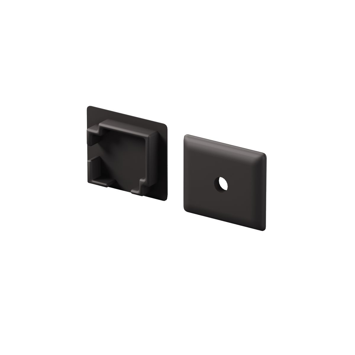 Комплект заглушек для профиля 16×16 2шт Maytoni Led Strip ALM-1616S-B-EC 642030 в Санкт-Петербурге