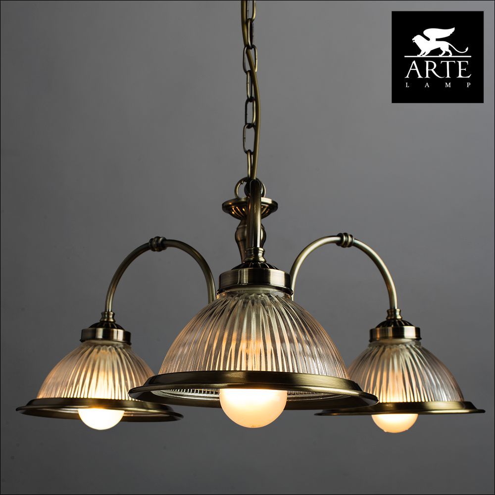 Подвесная люстра Arte Lamp American Diner A9366LM-3AB в Санкт-Петербурге