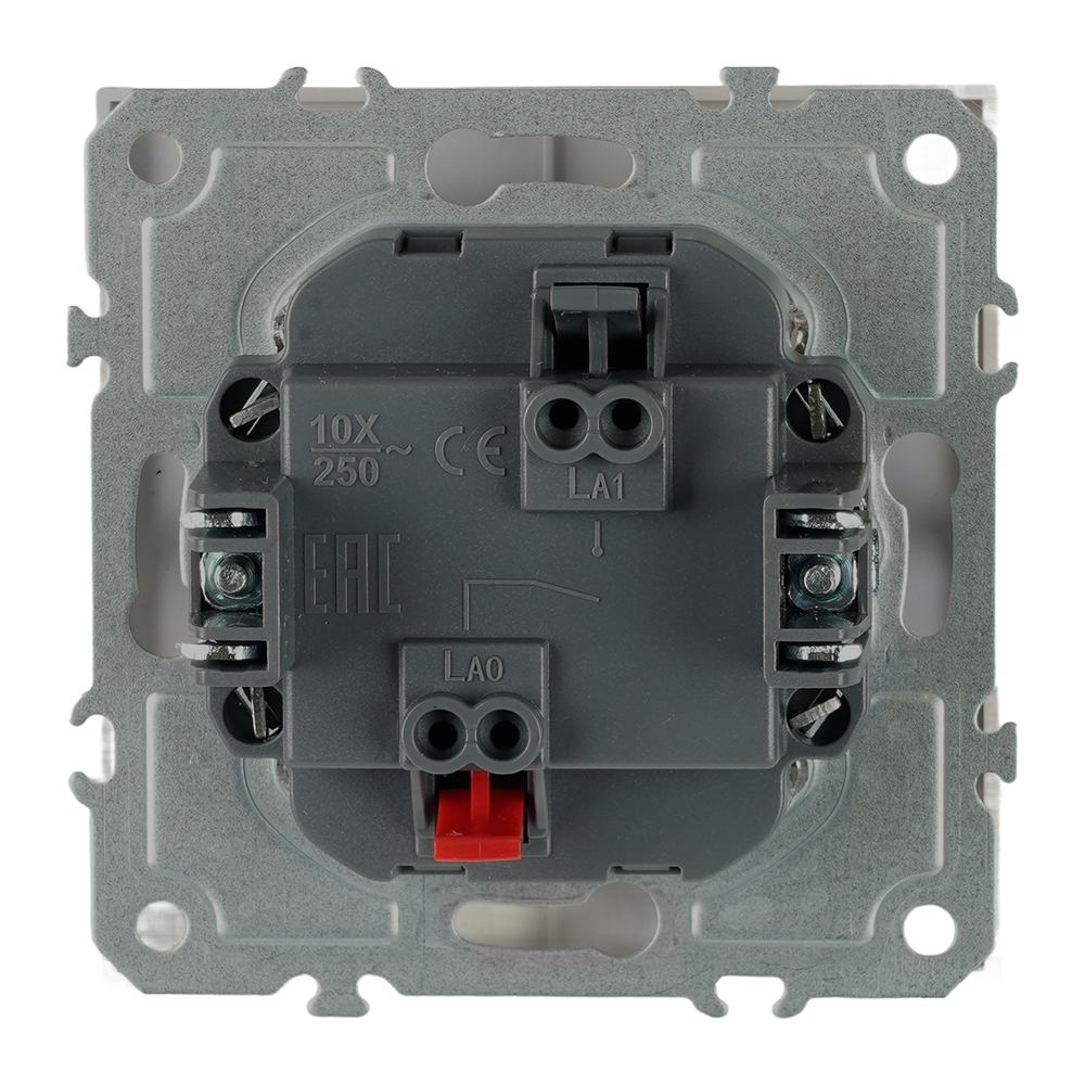 Выключатель 1-клавишный (механизм) СЗК Stekker Эмили 250В 10АRSW10-5103-10ZK платиново-серый soft touch 50238 в Санкт-Петербурге