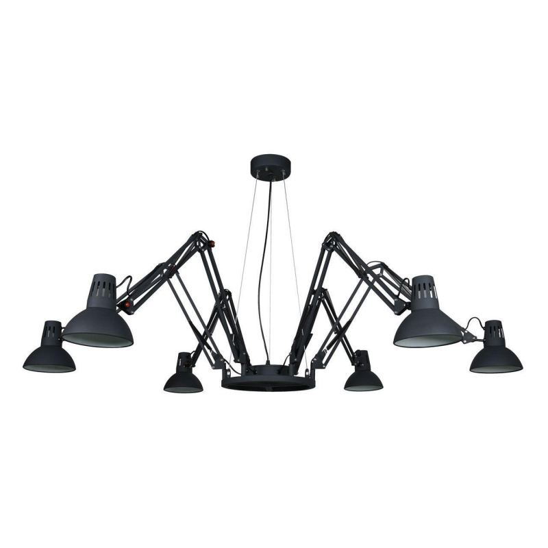 Подвесная люстра Arte Lamp Ragno A2043SP-6BK в #REGION_NAME_DECLINE_PP#