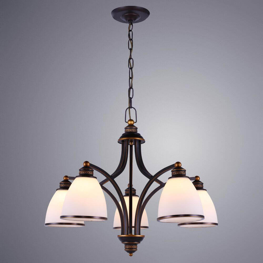 Подвесная люстра Arte Lamp Bonito A9518LM-5BA в Санкт-Петербурге