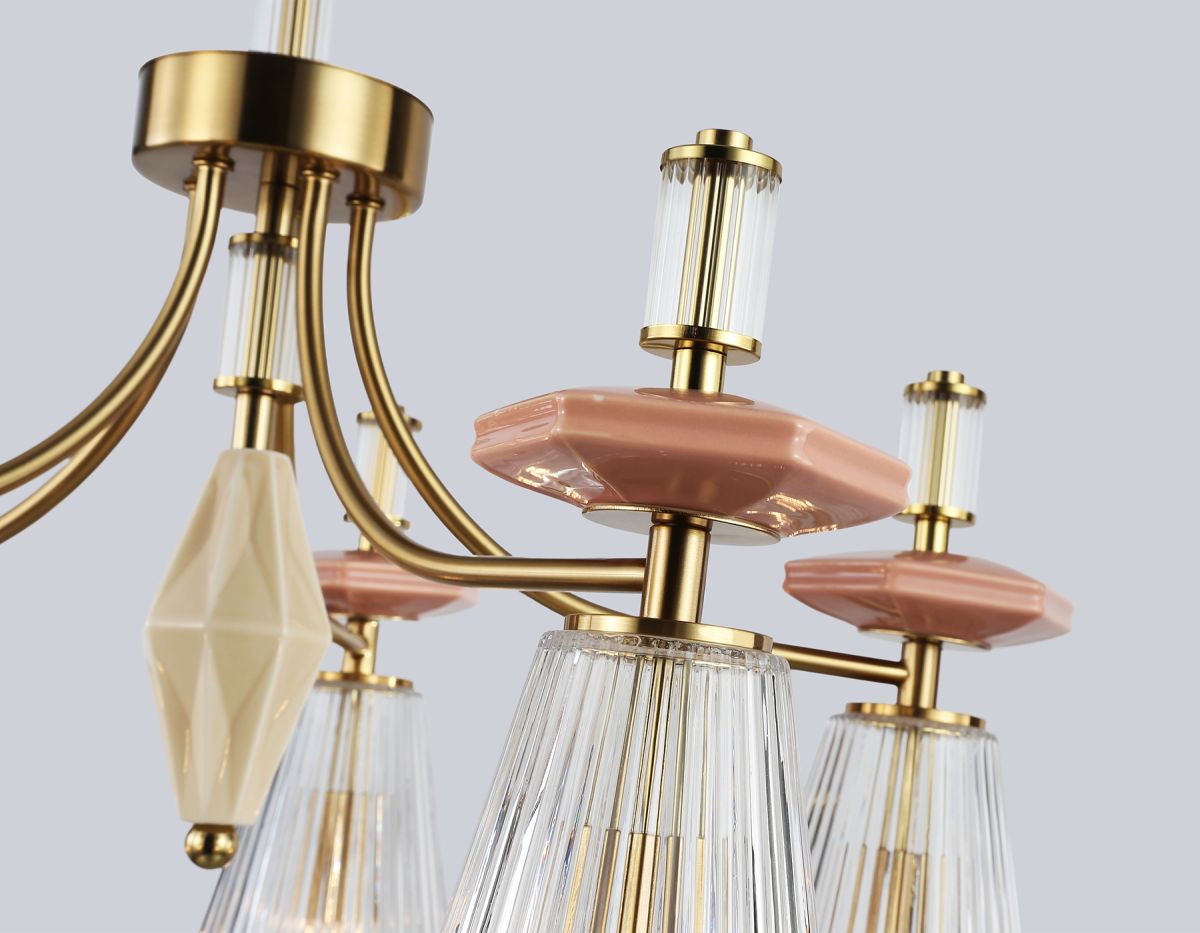 Люстра на штанге Ambrella Light High Light Ceramo Modern LH53183 в Санкт-Петербурге