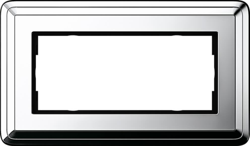 Рамка 2-модульная Gira ClassiX хром 1002641 в Санкт-Петербурге