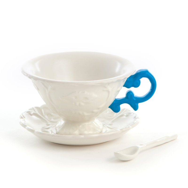 Блюдце с чашкой I-Tea Blue Seletti I-Wares 09858 AZZ в Санкт-Петербурге