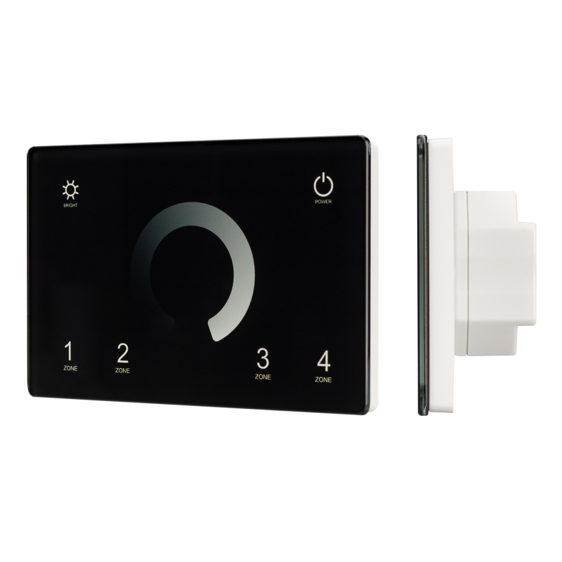 Панель Arlight Sens Smart-P79-Dim Black (230V, 4 зоны, 2.4G) 028399 в Санкт-Петербурге