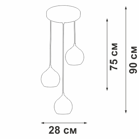 Подвесной светильник Vitaluce V3785-0/3S в Санкт-Петербурге