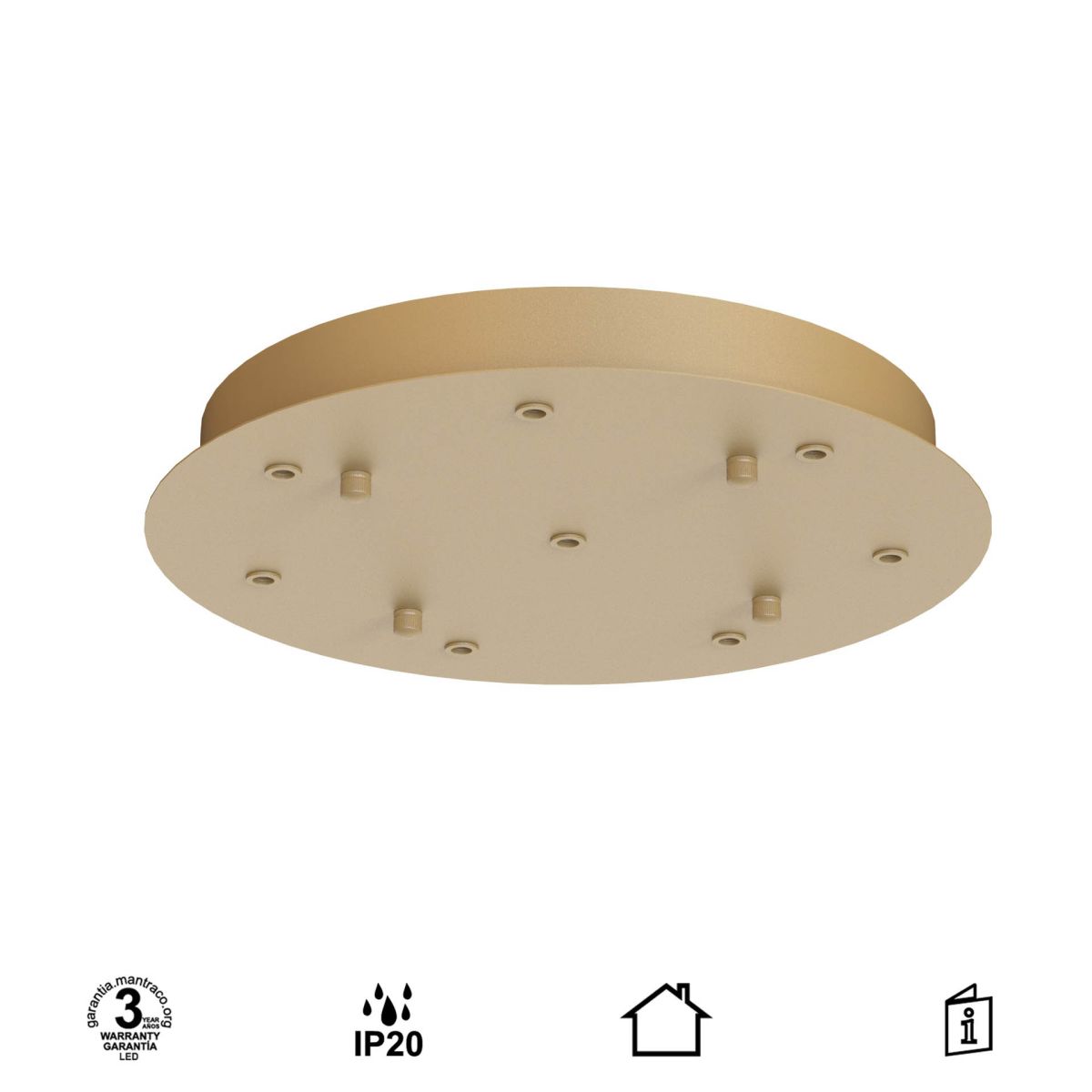 Основание потолочное 8L Mantra Modular Light Florones 9368 в #REGION_NAME_DECLINE_PP#