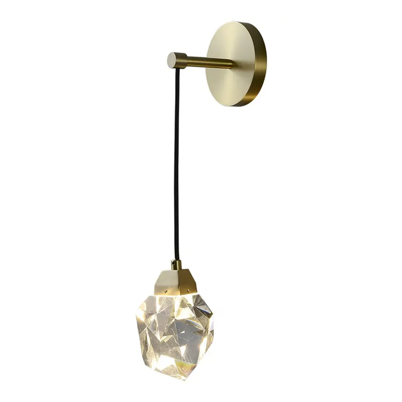 Бра DeLight Collection Crystal rock II 9701W brass в Санкт-Петербурге