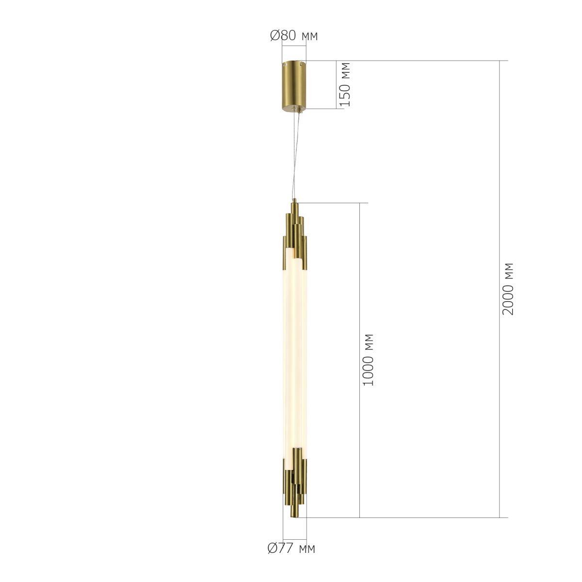 Подвесной светильник ST Luce Dallamos SL6237.303.38 в Санкт-Петербурге