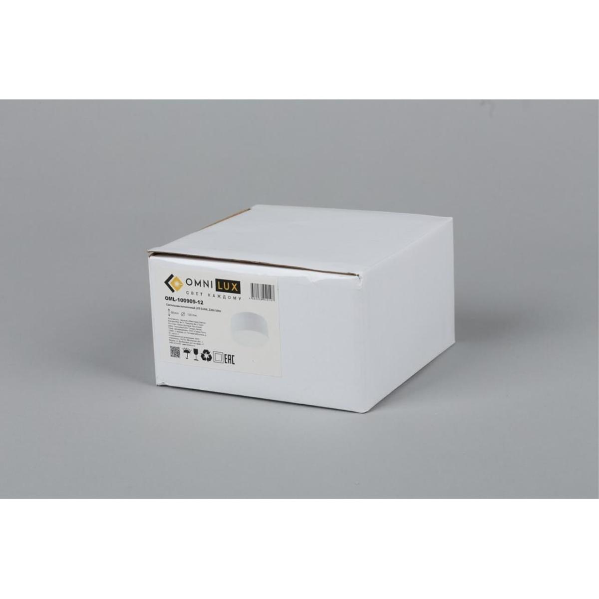 Потолочный светодиодный светильник Omnilux Salentino OML-100909-12 в Санкт-Петербурге