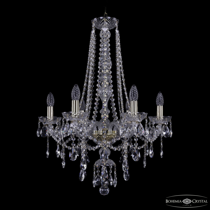 Подвесная люстра Bohemia Ivele Crystal 1415/6/200/h-75 G в Санкт-Петербурге