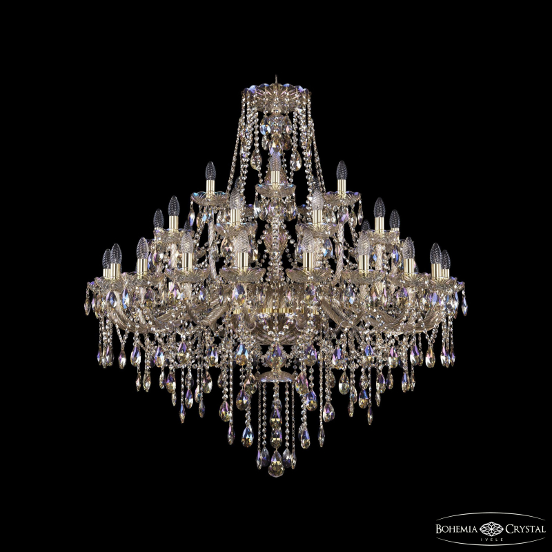Подвесная люстра Bohemia Ivele Crystal 1415/20+10+5/400 G M801 в Санкт-Петербурге