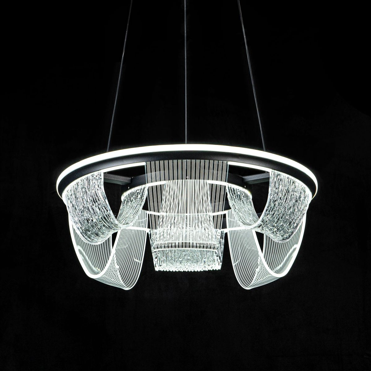Подвесной светильник LED4U L7706-460 BK в Санкт-Петербурге