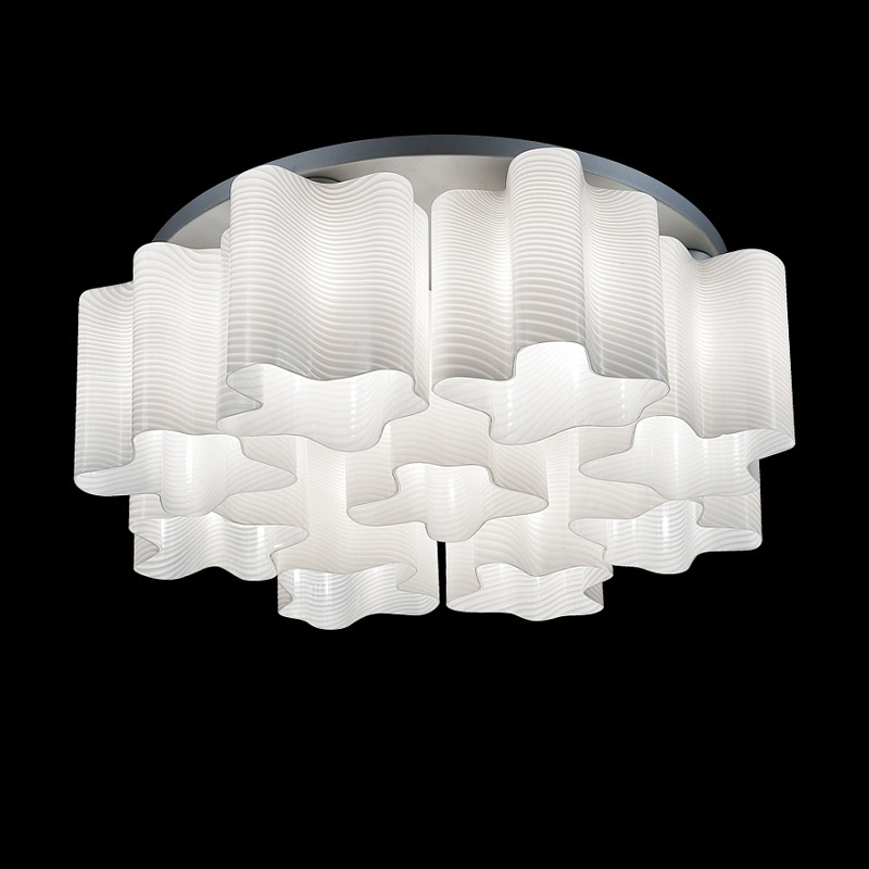 Потолочная люстра стекло Lightstar Nubi Ondoso 802091 в Санкт-Петербурге
