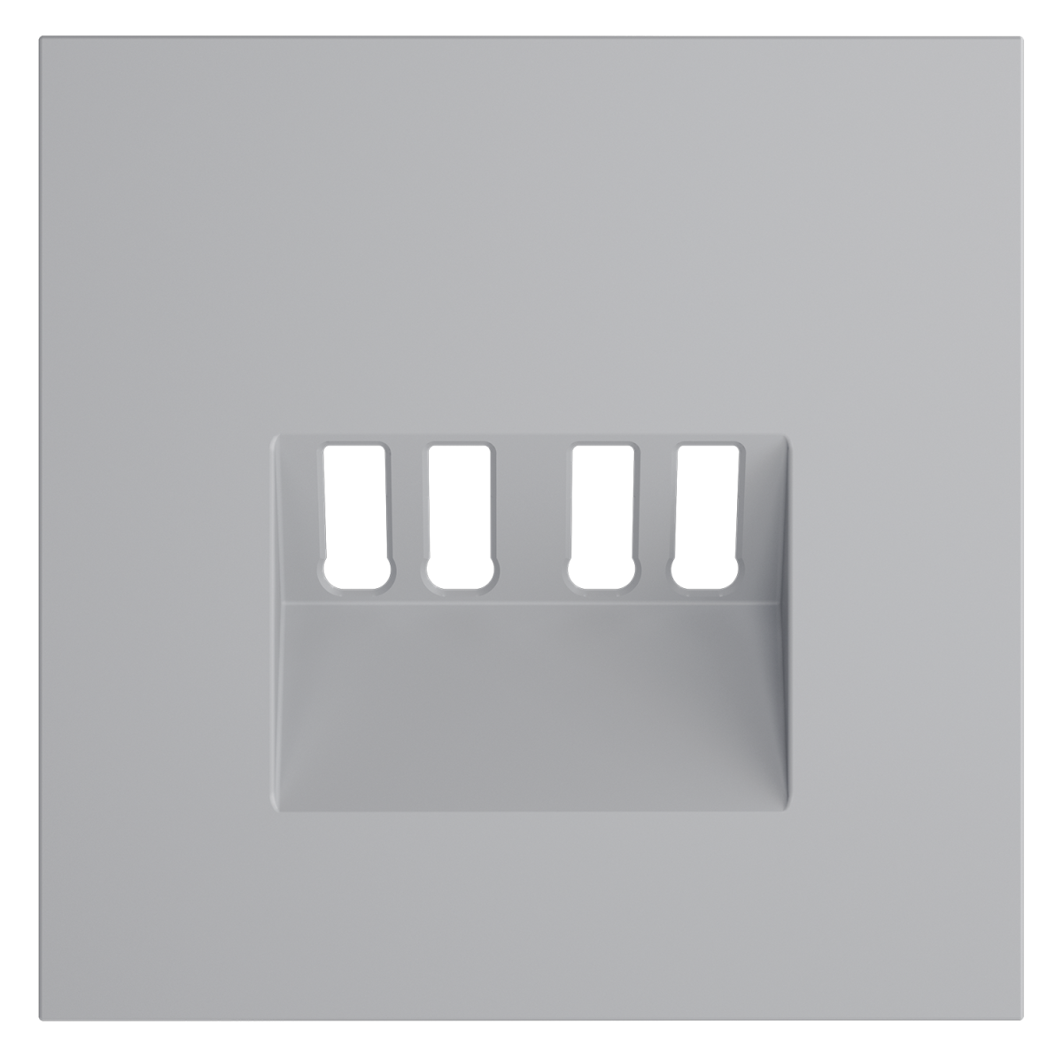 Накладка для розетки акустической 4-местной  Voltum S70 (серый) VLS001516 в #REGION_NAME_DECLINE_PP#