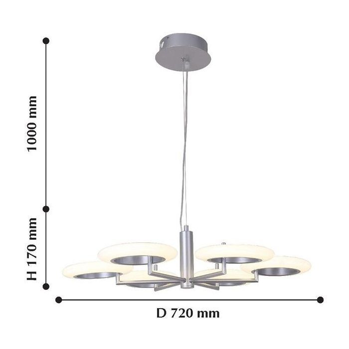 Подвесная светодиодная люстра Favourite Annuli 2208-6P в Санкт-Петербурге