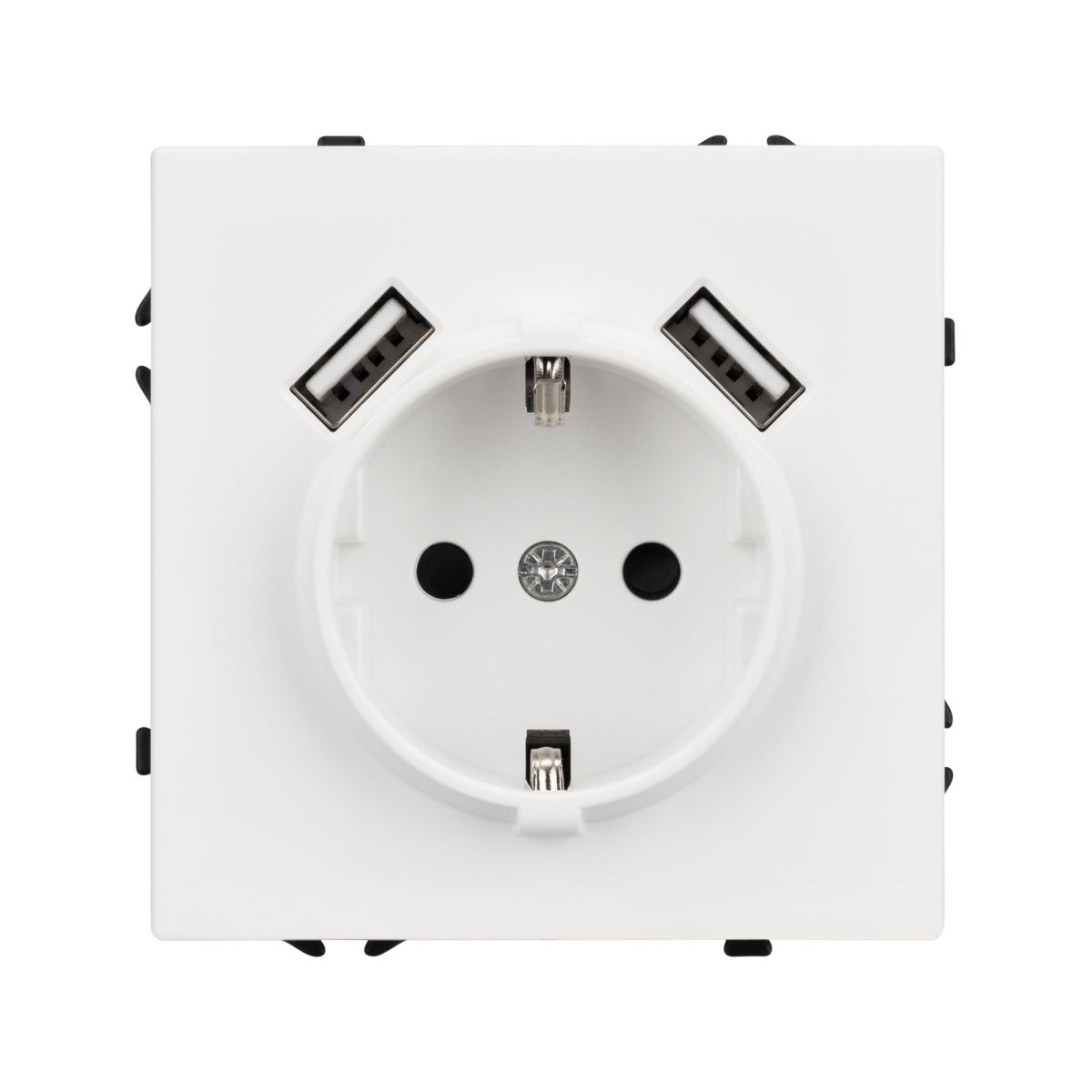 Розетка зк со шторками с USB тип А+А софт-тач белый кварц Arlight SCT-MUAA-SFPL-WH (250V, 16A) 054288(1) в #REGION_NAME_DECLINE_PP#
