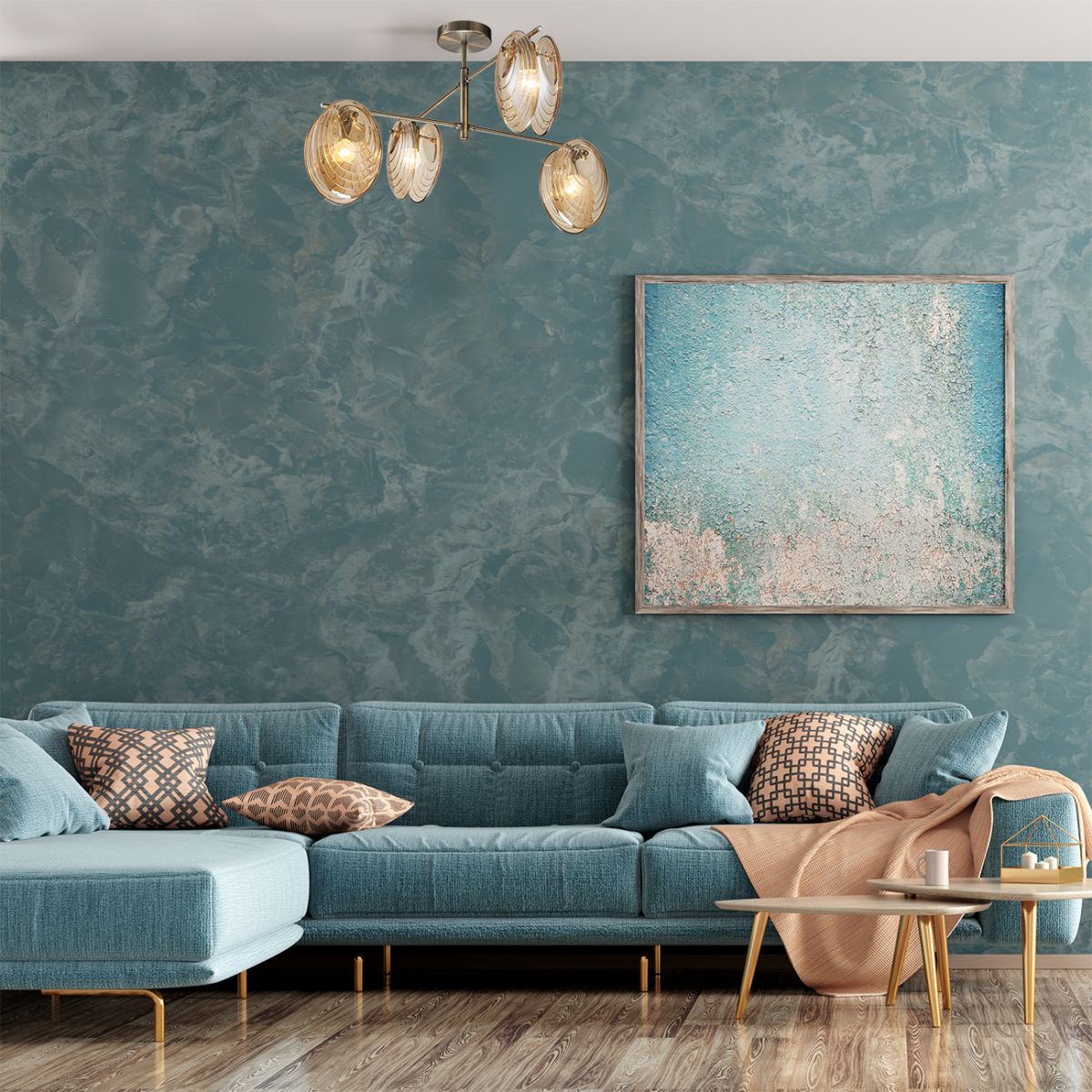 Подвесной светильник Escada Castanet 2123/4P Brass в Санкт-Петербурге