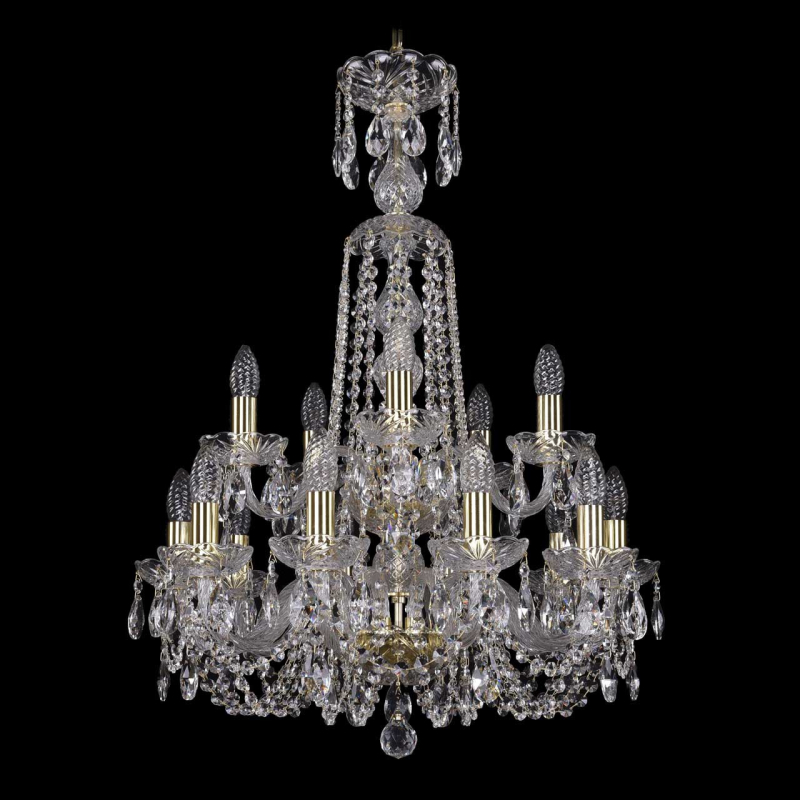 Подвесная люстра Bohemia Ivele 1402/10+5/195/XL-81/2d/G в Санкт-Петербурге