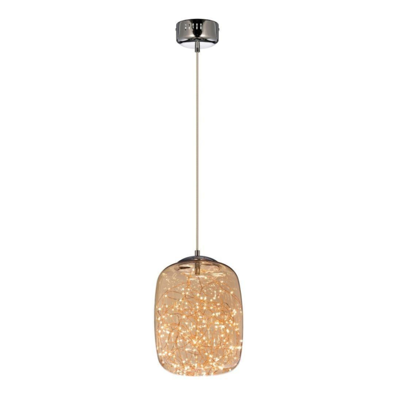 Подвесной светодиодный светильник Lumina Deco Daisy LDP 6824-220 CHR+AMB в Санкт-Петербурге