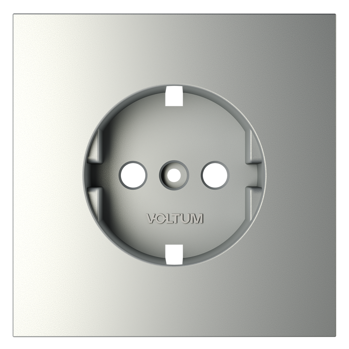 Накладка для розетки с заземлением Voltum S70 (сталь) VLS000605 в #REGION_NAME_DECLINE_PP#